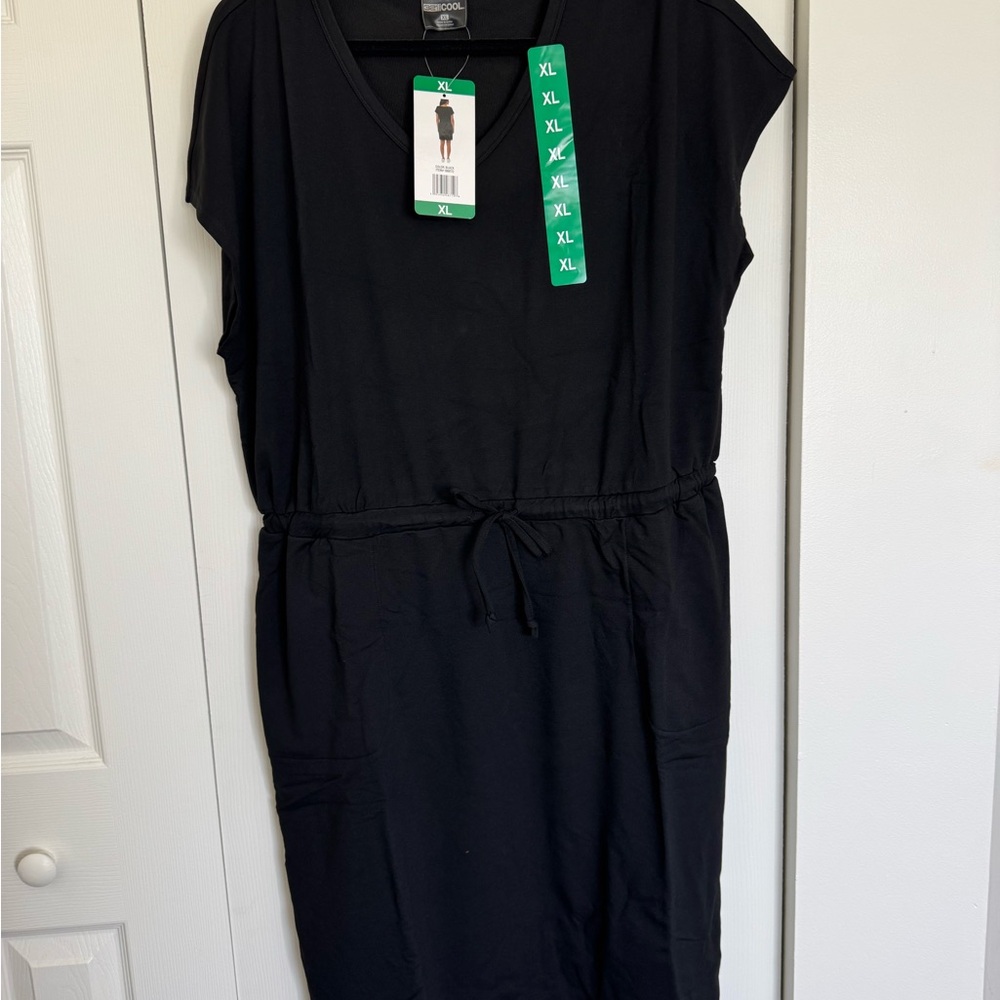 32 Degrees Black Midi Dress size xl